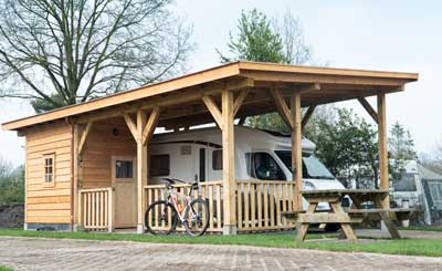 camperplaats met overkapping drenthe meistershof